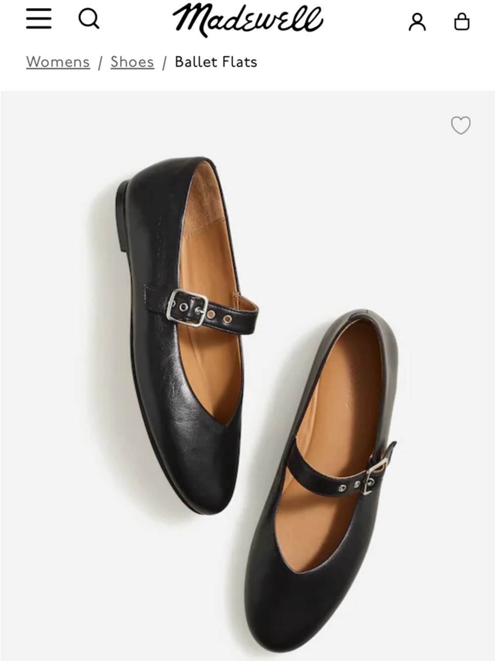 Madewell- Remy Mary flats